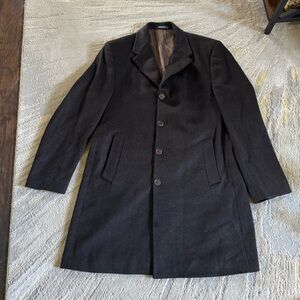 Cardinal of Canada Graham topcoat brown wool cashmere 42 / large